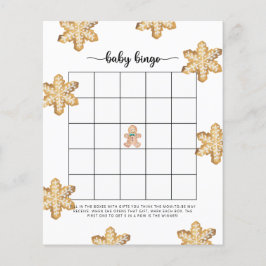 Jogo de bingo para chá de bebê do Biscoito de Geng