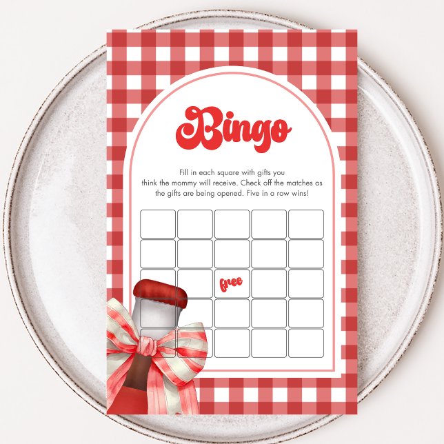 Jogo de Bingo para Chá de Bebê Ela Está Pronta par (She's Ready to Pop Baby Shower Game)