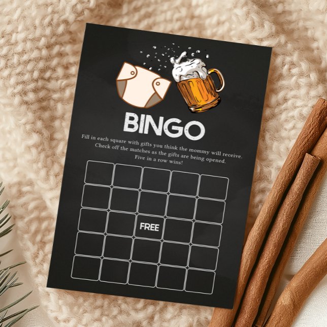 Jogo de Bingo para Chá de Bebê Huggies e Chuggies (Huggies and Chuggies Baby Shower Game)
