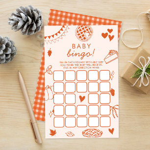 Jogo de Bingo para Chá de Bebê Little Cutie Pie Fa