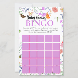 Jogo de Bingo para Chá de Bebê Little Love Bug