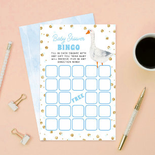 Jogo de Bingo para Chá de Bebê Silly Goose