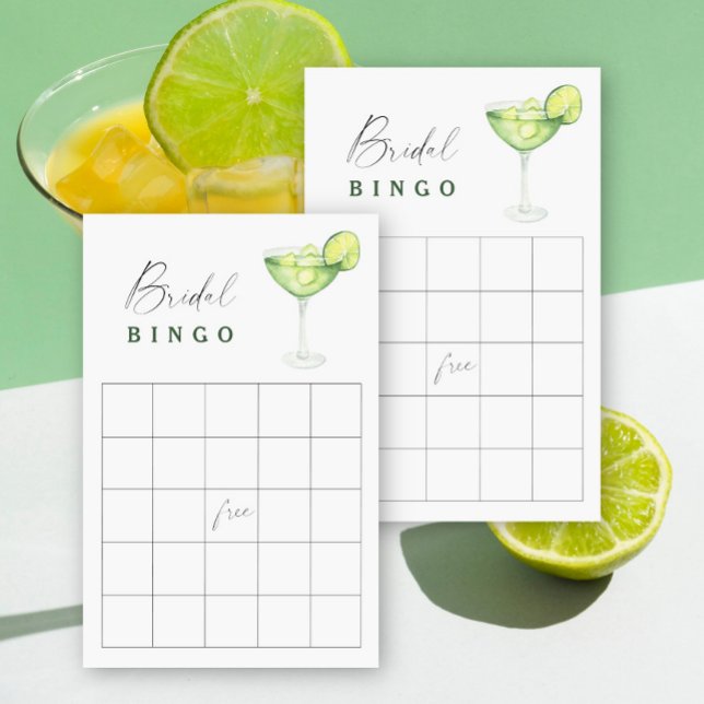 Jogo de bingo para chá de noiva Margarita (Criador carregado)