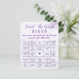 Jogo de Bingo Personalizado para Convidados com Es