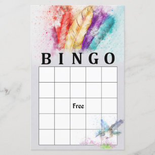 Jogo de Bingo Tribal Feather