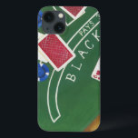 Jogo de Blackjack com Chips por Chariklia Zarris<br><div class="desc">O Ace já chegou! Esta obra deslumbrante de Chariklia Zarris mostra um jogo de blackjack sendo jogado. Pedaços de batatas fritas esperam para apostar e as cartas esperam para serem jogadas. Compre uma cópia hoje!</div>