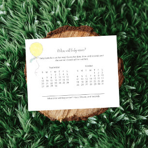 Jogo de borrifagem de bebê predição de chegada 