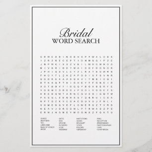 Jogo de busca branco minimalista moderno da
