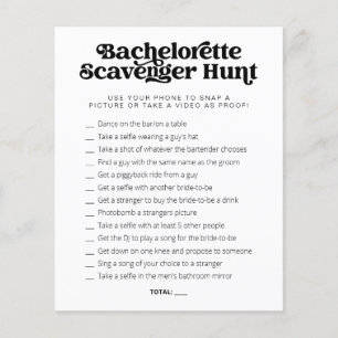 jogo de caça ao tesouro para despedida de solteira