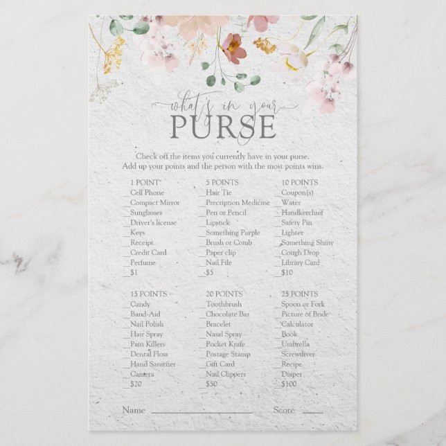 Jogo de Carteira de Chá de panela das Flores de Ja (Frente)