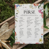 Jogo de Carteira de Chá de panela Floral Premido E