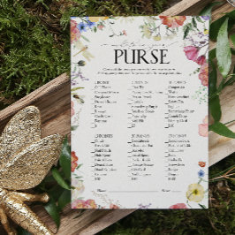 Jogo de Carteira de Chá de panela Floral Premido E