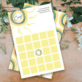 Jogo de chá de bebê ensolarado Bingo