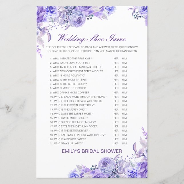 Jogo de Chá de casamento de Jogo de Calçado de Cas (Frente)