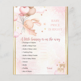 Jogo de Chá de fraldas Bunny para Bebês