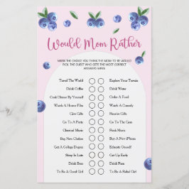 Jogo de Chá de fraldas da Garota de Água Doce de B