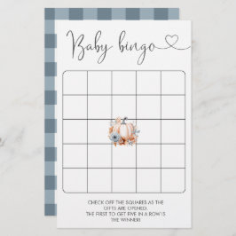 Jogo de Chá de fraldas de Abóbora de Queda