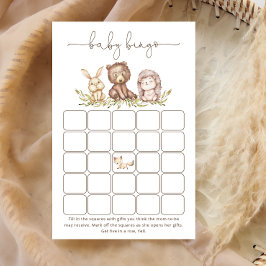 Jogo de Chá de fraldas de Animais da Floresta