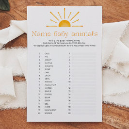 Jogo de Chá de fraldas de Bebês