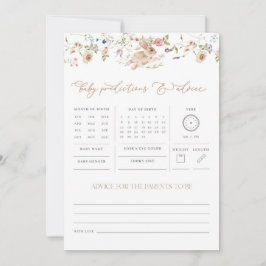 Jogo de Chá de fraldas de Conselhos de Previsões d