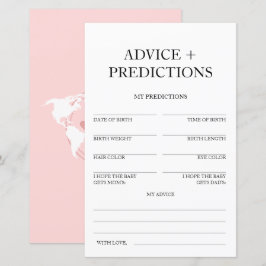 Jogo de Chá de fraldas de Conselhos e Previsões