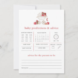 Jogo de Chá de fraldas de Conselhos sobre Previsõe