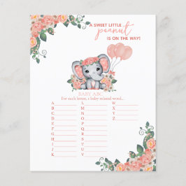 Jogo de Chá de fraldas de Elefante