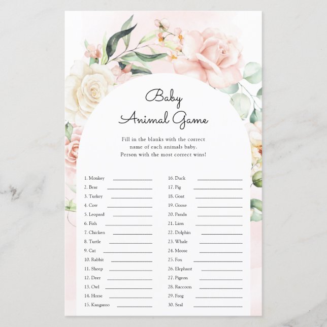 Jogo de Chá de fraldas de Elefante Azul para Bebês (Frente)