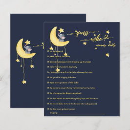 Jogo de Chá de fraldas de Elefante e Borboleta