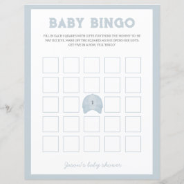 Jogo de chá de fraldas de golfe azul