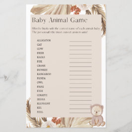 Jogo de Chá de fraldas de Gravidez