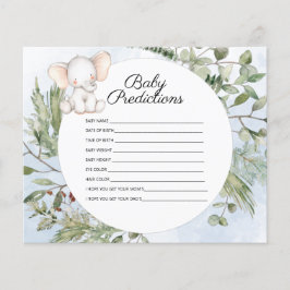 Jogo de Chá de fraldas de Menino de Predição Elefa