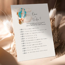 Jogo de Chá de fraldas de Urso - Acabou ou?