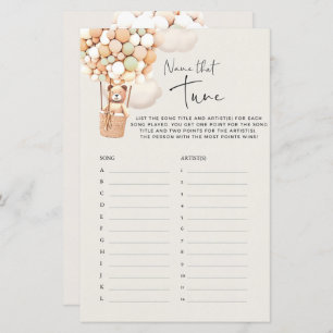 Jogo De Chá de fraldas De Urso - Dê Um Nome A Esse