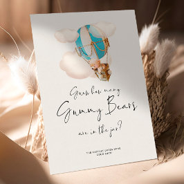 Jogo de Chá de fraldas de Urso - Quantos Ursos de 