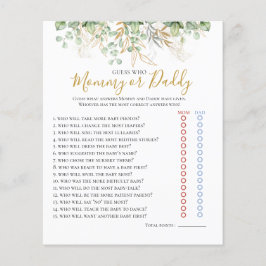 Jogo de Chá de fraldas Eucalyptus Greenery