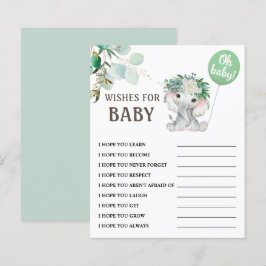 Jogo de Chá de fraldas Neutro de Gênero Elefante