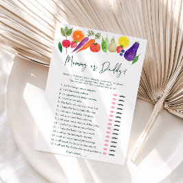 Jogo de Chá de fraldas ou Mamãe em crescimento loc