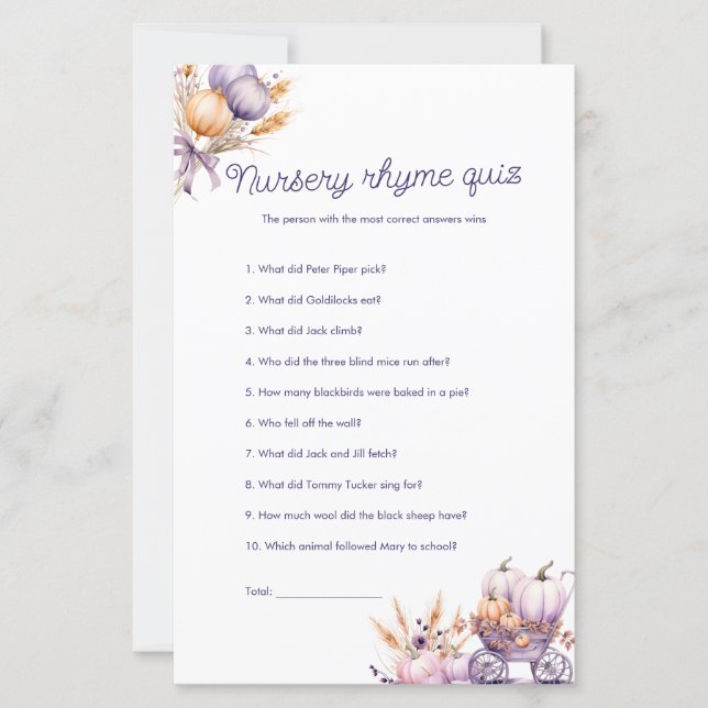 Jogo de Chá de fraldas Rhyme Rhyme para Enfermeiro (Frente)