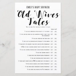 Jogo de Chá de fraldas Russo Moderno IMPRESSO