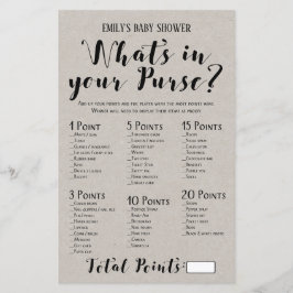 Jogo de Chá de fraldas Russo Moderno IMPRESSO