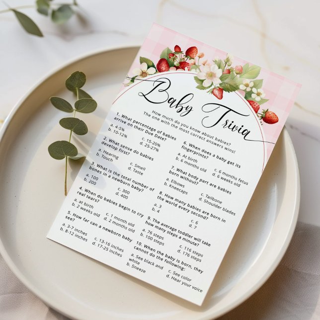 Jogo de chá de fraldas Strawberry Baby (Criador carregado)