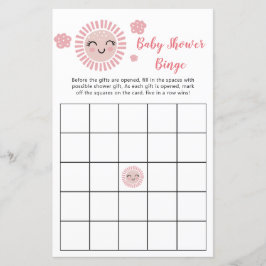 Jogo de Chá de Menina Rosa Sunshine