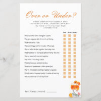Jogo de Chá de Noiva Aperol Spritz Acima ou Abaixo