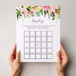 Jogo de Chá de outono do Baby Bingo, Coloração tro