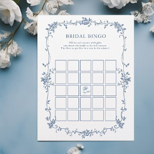 Jogo de Chá de panela "Bridal Bingo" Azul Vitorian