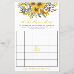 Jogo de Chá de panela Bridal Bingo Editável, IMPRE
