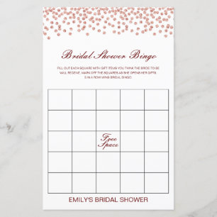 Jogo de Chá de panela Bridal Bingo Editável, IMPRE