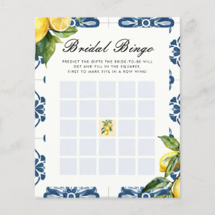 Jogo de Chá de panela Bridal Bingo Lemon Positano