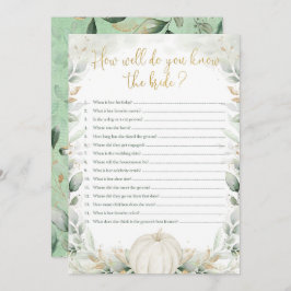 Jogo de Chá de panela de Abóbora Como Você Conhece